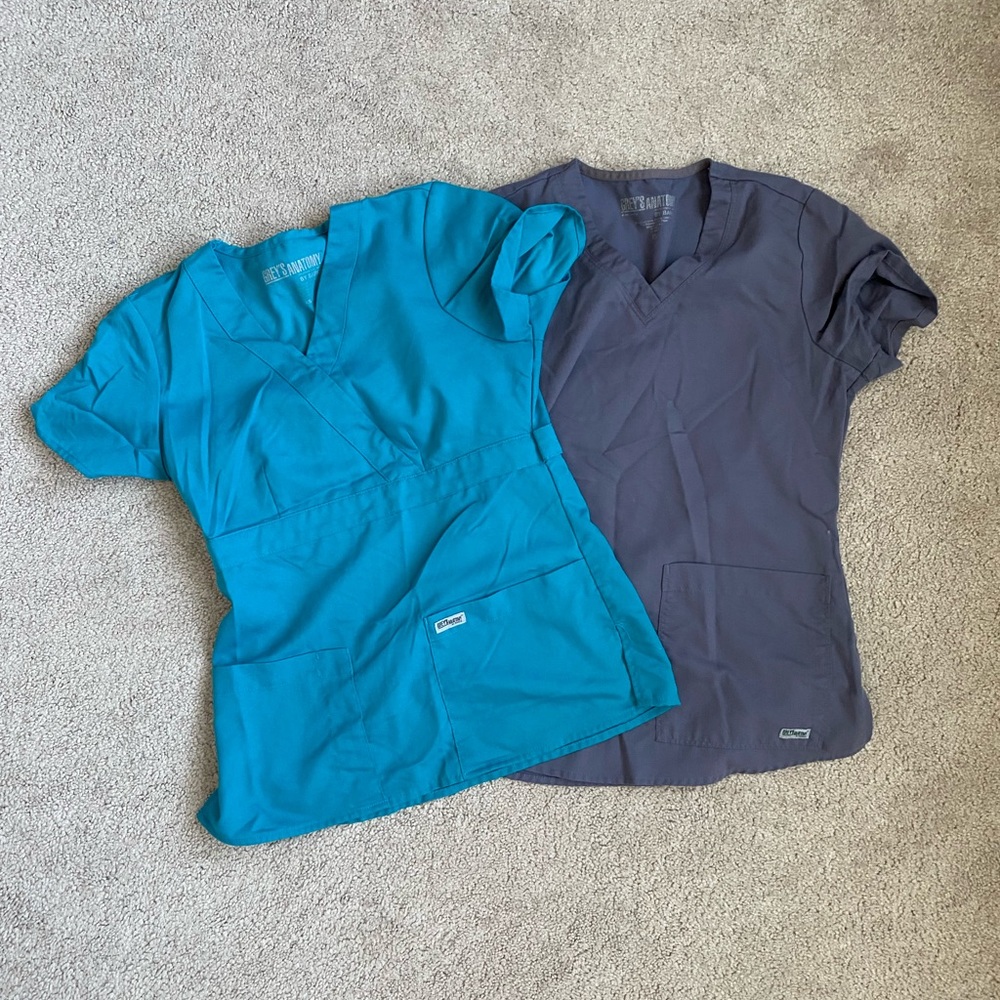 Greys Anatomy scrub tops